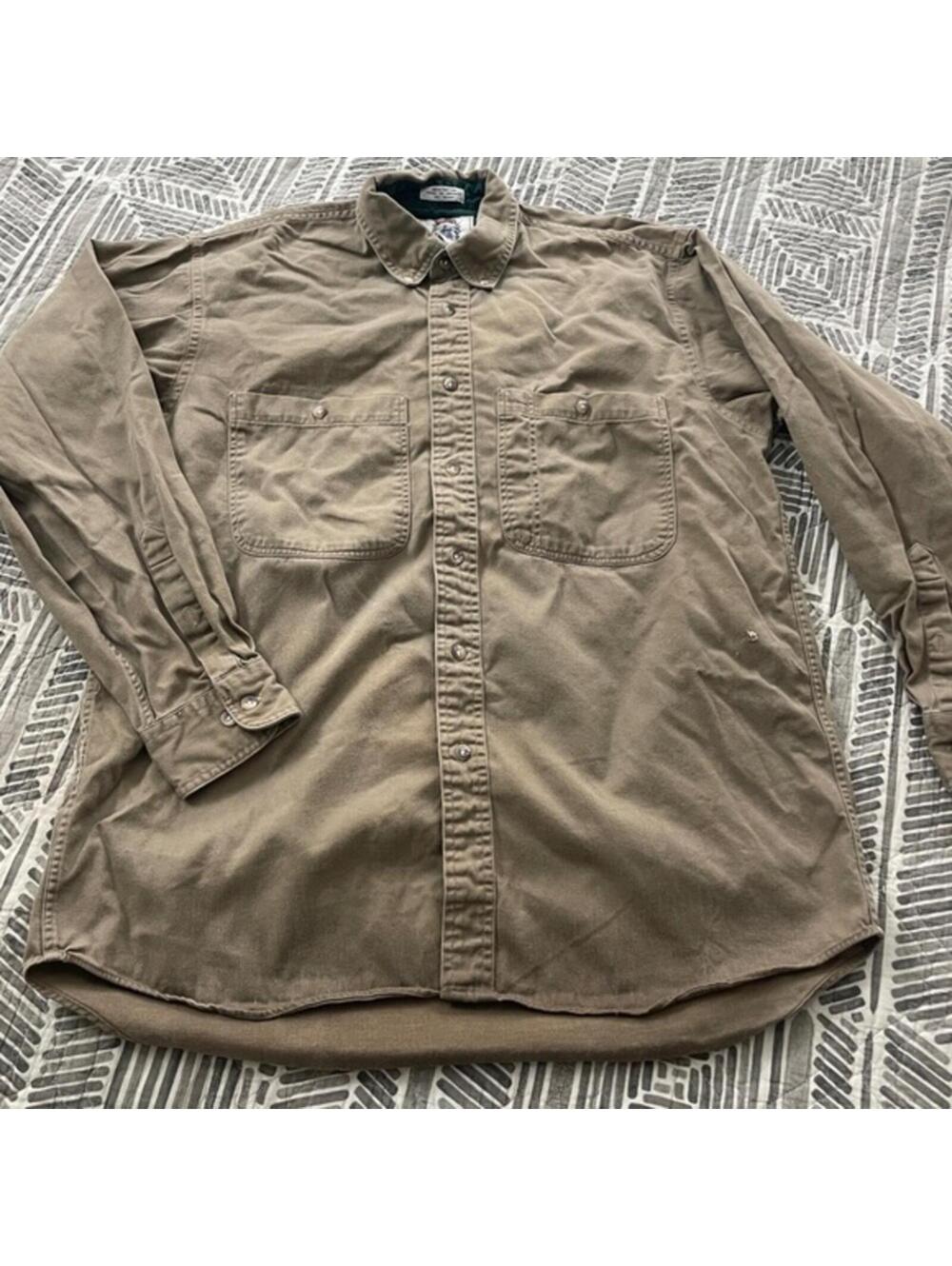 Cotton Sears Roebuck & Co Button Up